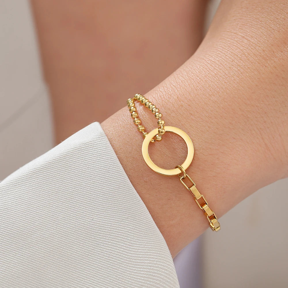 Chic Stainless Bracelet: Elephant, Smiley, Infinity Charms