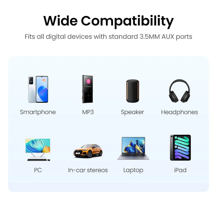 Versatile 3.5mm Audio Cable for Samsung, Xiaomi