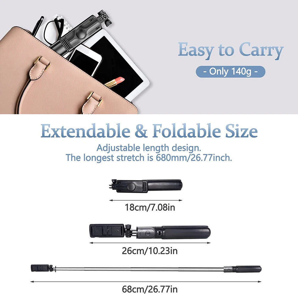 SnapPro: Extendable Selfie Stick Tripod