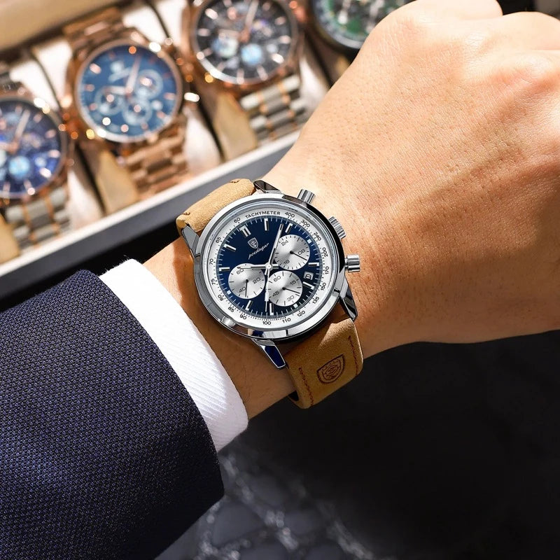 Timeless Elegance: Luxury Chronograph Men's Quartz Watch