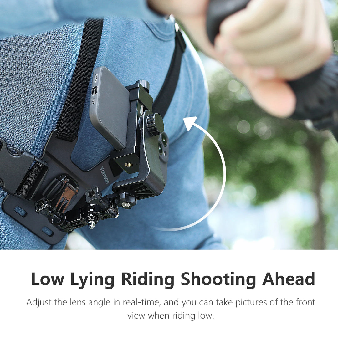 Phone Mount Chest Harness for Action Cameras